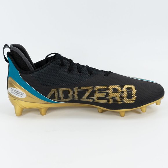 Adidas Adizero Scorch 2 \'Jacksonville Jaguars\' GZ0401 Football Cleats size 12.5 main image 8